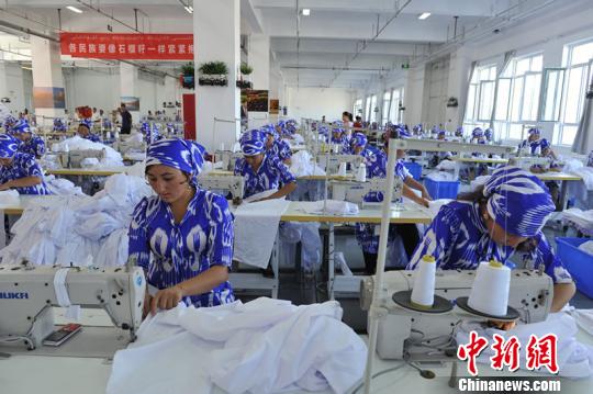 江苏援疆助力新疆伊宁县打造丝绸之路"纺织小镇"